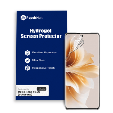 Oppo Reno11 5G(overseas) Compatible Premium Hydrogel Screen Protector With Full Coverage Ultra HD